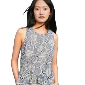 NWT ANTHROPOLOGIE Embroidered Shirt